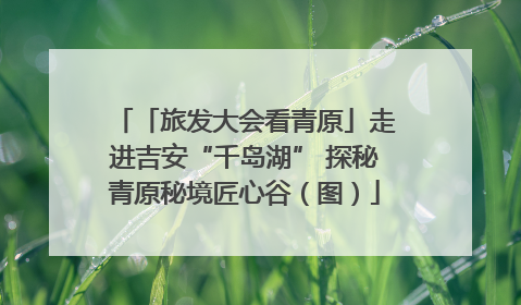 「旅发大会看青原」走进吉安“千岛湖” 探秘青原秘境匠心谷（图）