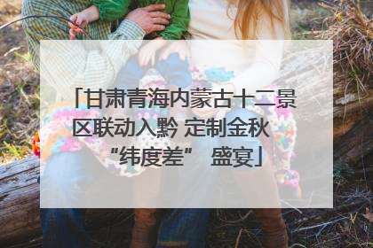 甘肃青海内蒙古十二景区联动入黔 定制金秋 “纬度差” 盛宴