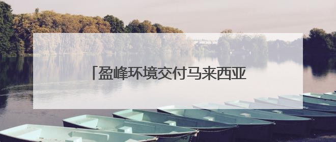 盈峰环境交付马来西亚首批纯电动垃圾压缩车