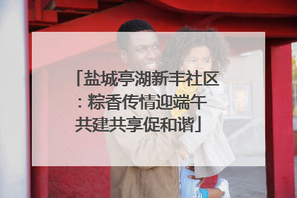 盐城亭湖新丰社区：粽香传情迎端午 共建共享促和谐