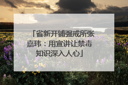 省新开铺强戒所张嘉玮：用宣讲让禁毒知识深入人心