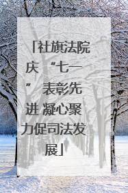 社旗法院庆 “七一” 表彰先进 凝心聚力促司法发展