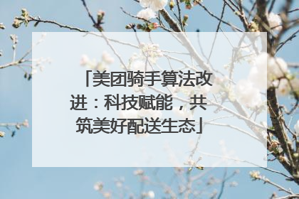 美团骑手算法改进：科技赋能，共筑美好配送生态