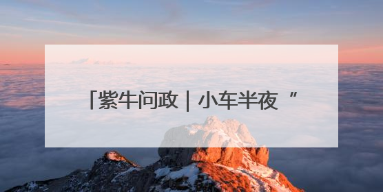 紫牛问政｜小车半夜“卡”在河岸护坡 救援人员操作不当致小车翻下河，然后直接走人了