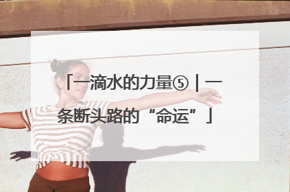 一滴水的力量⑤｜一条断头路的“命运”