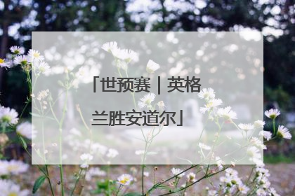 世预赛｜英格兰胜安道尔