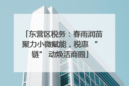 东营区税务：春雨润苗聚力小微赋能，税惠 “链” 动焕活商圈