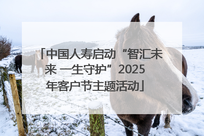 中国人寿启动“智汇未来 一生守护”2025年客户节主题活动