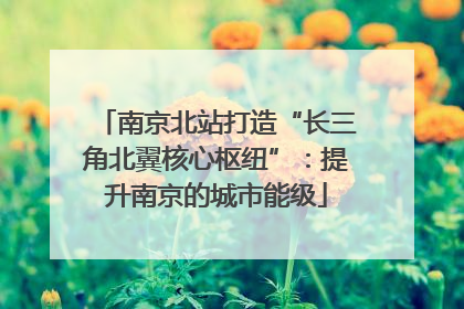 南京北站打造“长三角北翼核心枢纽”：提升南京的城市能级