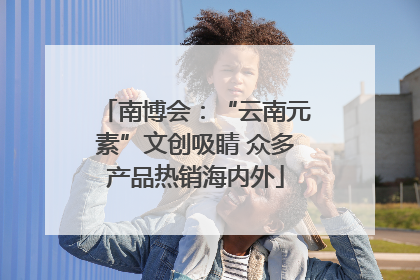 南博会：“云南元素”文创吸睛 众多产品热销海内外