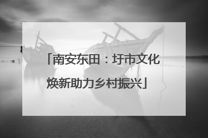 南安东田：圩市文化焕新助力乡村振兴