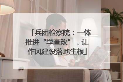 兵团检察院：一体推进“学查改”，让作风建设落地生根