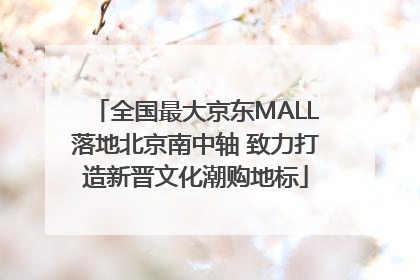 全国最大京东MALL落地北京南中轴 致力打造新晋文化潮购地标