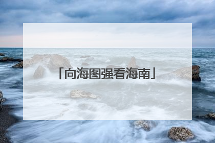 向海图强看海南