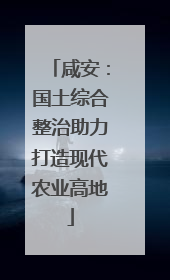咸安：国土综合整治助力打造现代农业高地