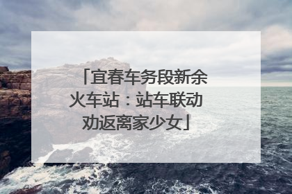 宜春车务段新余火车站：站车联动劝返离家少女