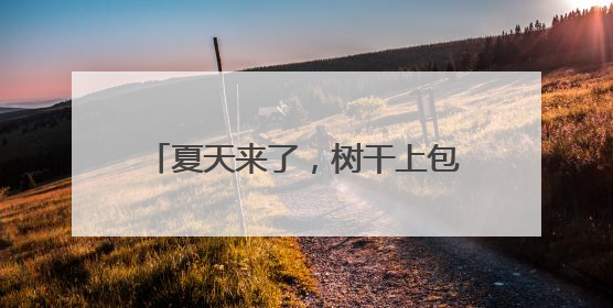 夏天来了，树干上包的卡通“围脖”要不要“脱”？专家回应
