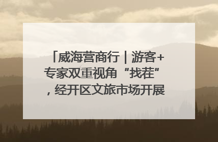 威海营商行｜游客+专家双重视角“找茬”，经开区文旅市场开展暑期前“体检”
