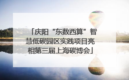 庆阳“东数西算”智慧低碳园区实践项目亮相第三届上海碳博会