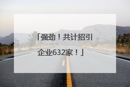强劲！共计招引企业632家！