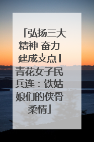 弘扬三大精神 奋力建成支点│青花女子民兵连：铁姑娘们的侠骨柔情