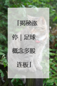 揭秘涨停｜足球概念多股连板