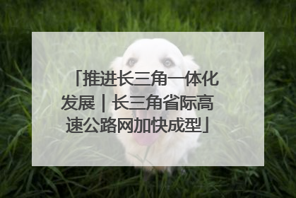 推进长三角一体化发展｜长三角省际高速公路网加快成型