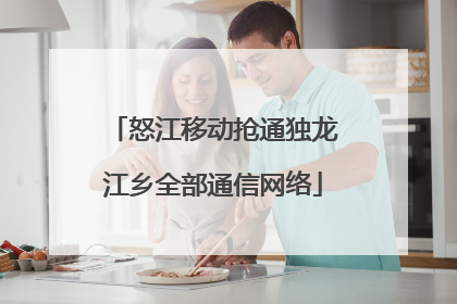 怒江移动抢通独龙江乡全部通信网络