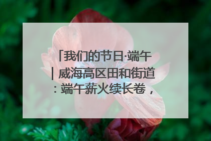 我们的节日·端午｜威海高区田和街道：端午薪火续长卷，邻里馨香聚暖流