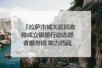 拉萨市城关区民政局成立银领行动志愿者服务团 助力西藏银发经济发展