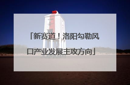 新赛道！洛阳勾勒风口产业发展主攻方向