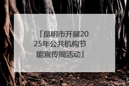昆明市开展2025年公共机构节能宣传周活动