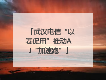 武汉电信“以赛促用”推动AI“加速跑”