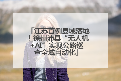 江苏首例县域落地！徐州沛县“无人机+AI”实现公路巡查全域自动化