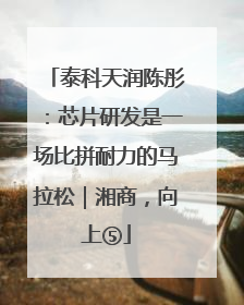 泰科天润陈彤：芯片研发是一场比拼耐力的马拉松｜湘商，向上⑤