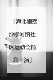 海北刚察沙柳河镇社区运动会精彩上演