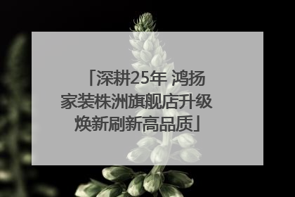 深耕25年 鸿扬家装株洲旗舰店升级焕新刷新高品质