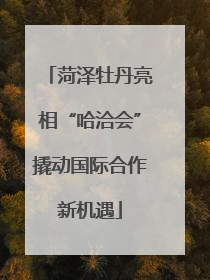 菏泽牡丹亮相“哈洽会”撬动国际合作新机遇