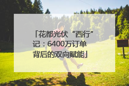 花都光伏“西行”记：6400万订单背后的双向赋能