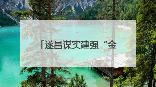 遂昌谋实建强“金色共富”发展轴 围绕“富民”统筹做好“三篇文章”