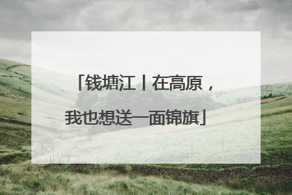钱塘江丨在高原，我也想送一面锦旗