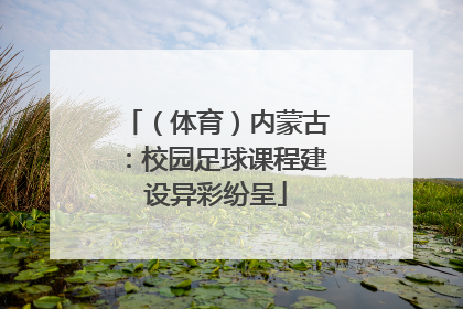 （体育）内蒙古：校园足球课程建设异彩纷呈