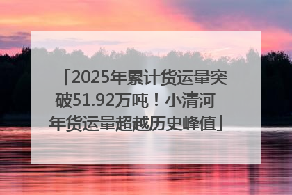 2025年累计货运量突破51.92万吨！小清河年货运量超越历史峰值
